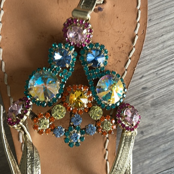 NWOB Tresca Italia Custom Hand-Crafted Sandals 
Sz 10 (41) - Picture 3 of 5